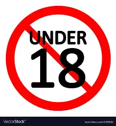 18+ age restriction symbol