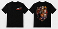 Horror Squad - Black Tee front and back