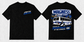 Fifth Gear x Magness Sound & Video Tee - Black colorway front and back
