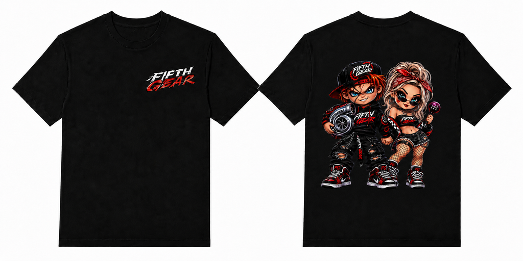 Ride or Die - Black Tee front and back