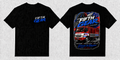 Hino Fleet Truck - Black Tee front and back