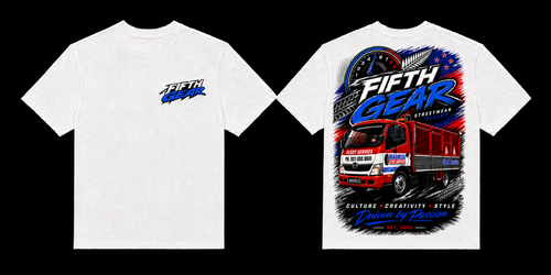 Hino Fleet Truck - White Tee front and back