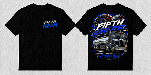 Kenworth Tanker Driven by Passion - Black Tee front and back