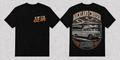 Fifth Gear Auckland Cruiser C10 Tee - Black colorway front and back