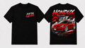 Fifth Gear HONDUX DC5 Pinnacle Tee - Black colorway front and back