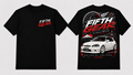 EK9 Civic Type R - Black Tee front and back