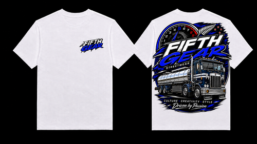 Kenworth Tanker Driven by Passion - White Tee front and back