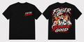 Fifth Gear Finger Bangin' Good Tee - Black colorway front and back