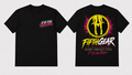 Fifth Gear Icon Driven by Passion - Black Tee front and back
