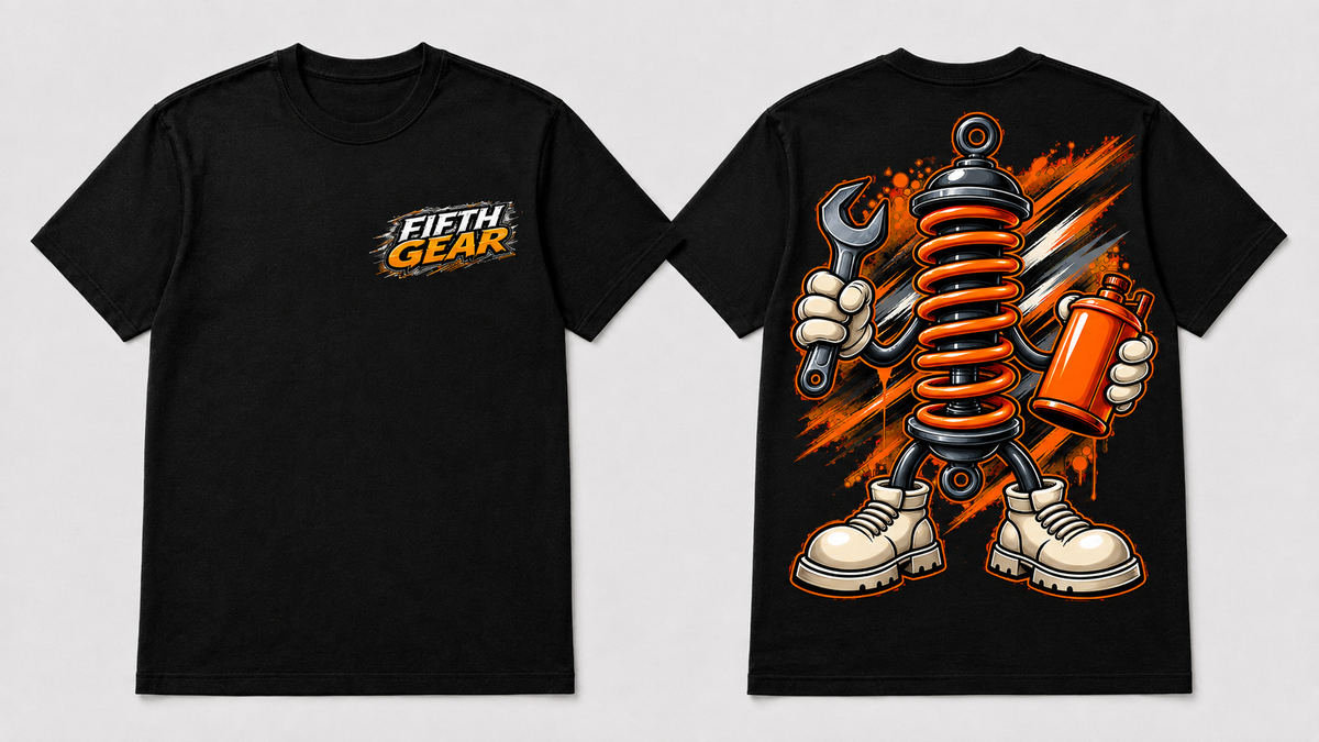 Coilover Guy - Black Tee front and back