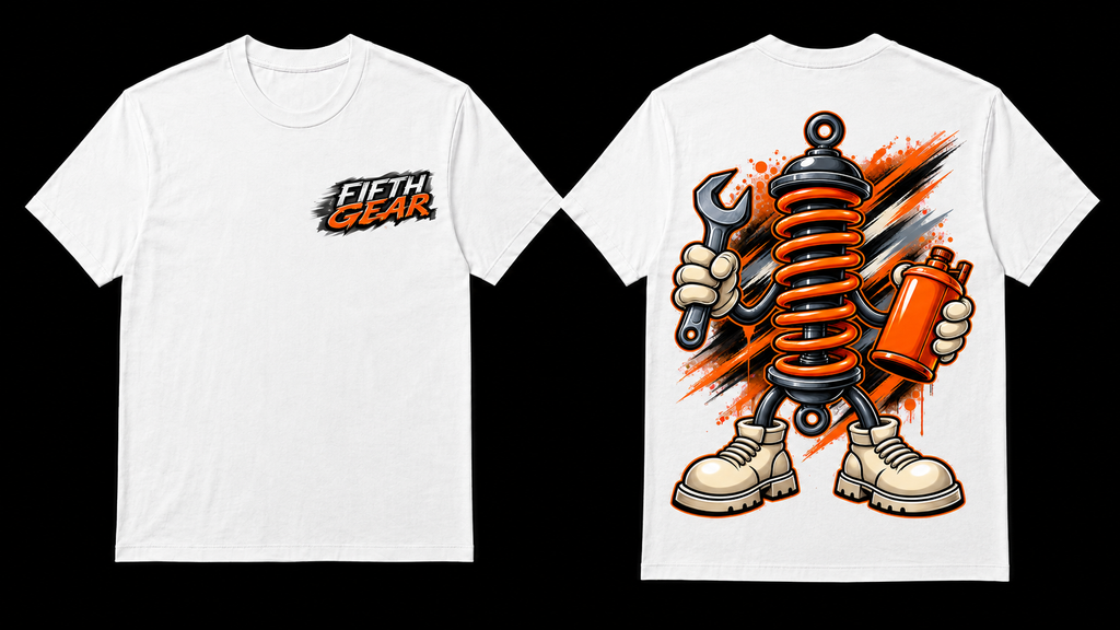 Coilover Guy - White Tee front and back