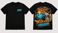 Beach Buggy - Black Tee front and back