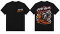 Fifth Gear Turbo Snail - Black Tee front and back