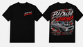 Blown Legend Old School No Apologies - Black Tee front and back
