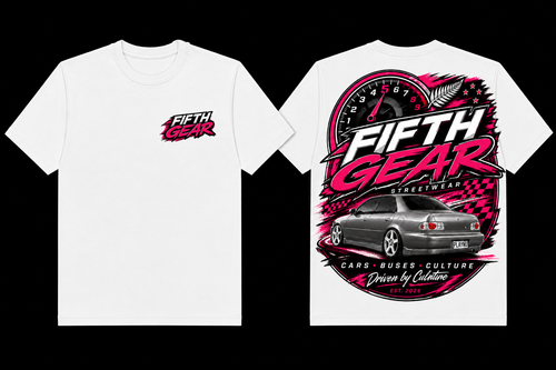 Subaru Impreza PLAYNU Driven by Culture - White Tee front and back