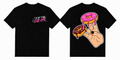 Fifth Gear Donut Tee - Black colorway front and back