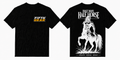 Half Man Half Horse - Black Tee front and back