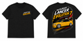 Mitsubishi Lancer Evolution 7 Japanese Performance - Black Tee front and back