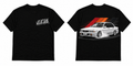 Mitsubishi Galant VR2 Ralliart - Black Tee front and back