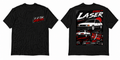 Ford Laser 1.6i BGT Turbo - Black Tee front and back