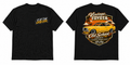 Fifth Gear Vintage Toyota Old School Classic Tee - Black colorway front and back