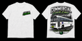 Fifth Gear Commercial Coach Lines New Zealand Tee - White colorway front and back
