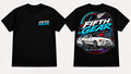 Ford Sierra Cosworth Tee – Black, front and back