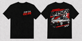Ford Laser TX3 Hot Hatch - Black Tee front and back